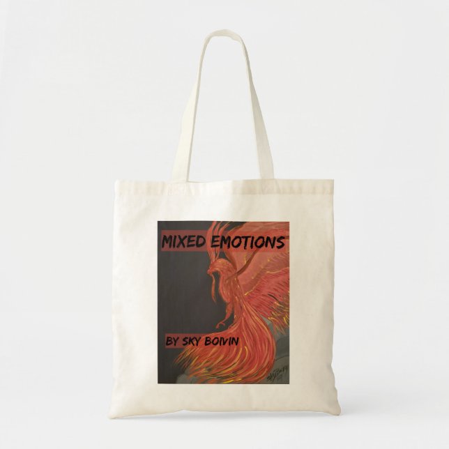 Bolso De Tela título de portada de emociones mixtas (Frente)