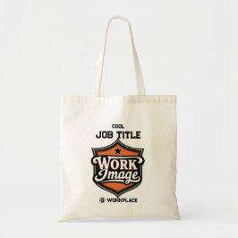 Bolso De Tela Título de trabajo y lugar de trabajo personalizado