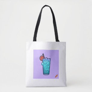 Bolso De Tela Título: "Magical Fruity Cocktail Tote Bag - Person