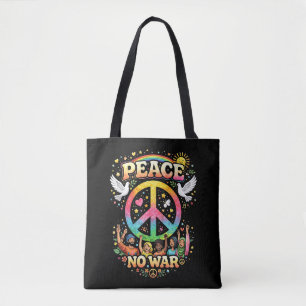 Bolso De Tela Título: Paz sobre la guerra