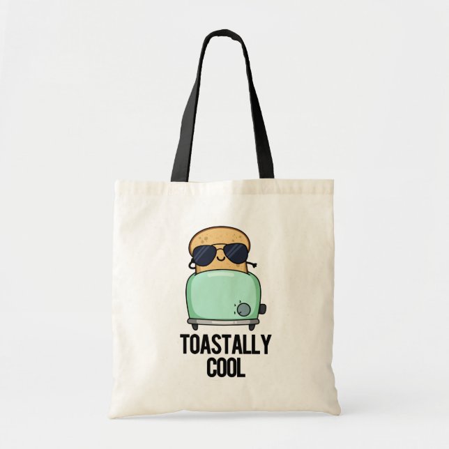 Bolso De Tela Toastly Guay Funny Toast Pun (Frente)