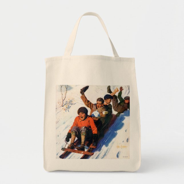 Bolso De Tela Tobagganing (Frente)