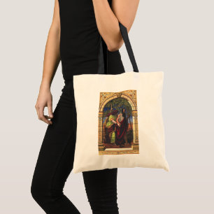 Bolso De Tela Tobías ciego y su esposa Anna, Religión Antigüa