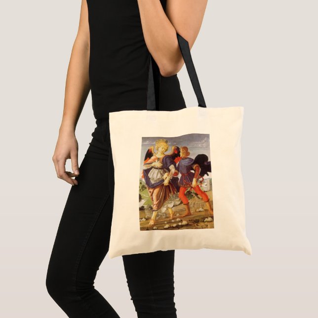 Bolso De Tela Tobias y el ángel de Andrea del Verrocchio (Anverso (producto))