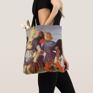 Bolso De Tela Tobias y el ángel de Andrea del Verrocchio