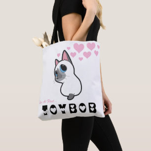 BOLSO DE TELA TOBY TOYBOB AMOR EN EL PRIMER TOTE DE CORAZONES DE