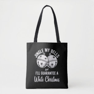 Bolso De Tela Toca Mis Campanas Y Garantizaré Navidad Blanca