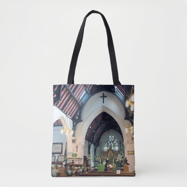 Bolso De Tela Toda la iglesia de los santos, belvedere (Anverso)