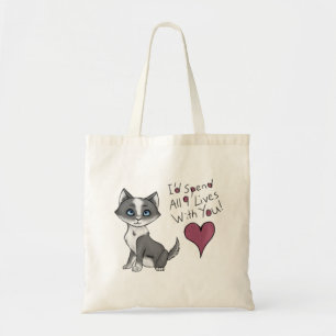 Bolso De Tela Todas las nueve vidas