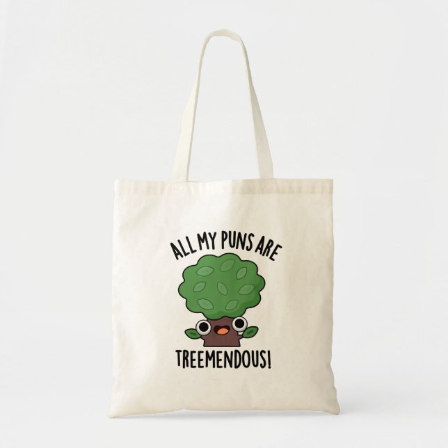 Bolso De Tela Todas mis puntas son bollos de árbol divertidos (Frente)