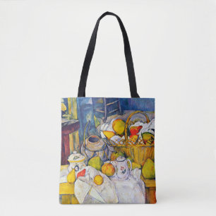 Bolso De Tela Todavía la vida con una canasta de frutas, Paul Ce