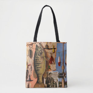 Bolso De Tela Todavía pesca de vida de Juan Atherton