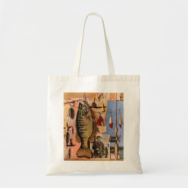 Bolso De Tela Todavía pesca de vida de Juan Atherton (Frente)