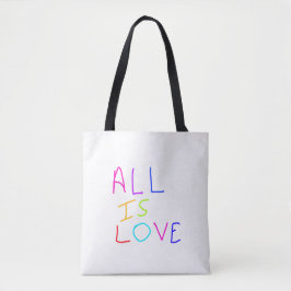 Bolso De Tela Todo es amor arcoíris orgullo colorido LGBTQ gay j