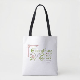 Bolso De Tela Todo es Gracia, Santa Teresa de Lisieux con logoti