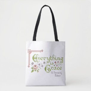 Bolso De Tela Todo es Tote Grace St. Therese sin logo