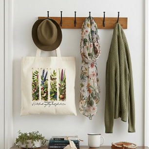 Bolso De Tela Todo hermoso en su tiempo botánico