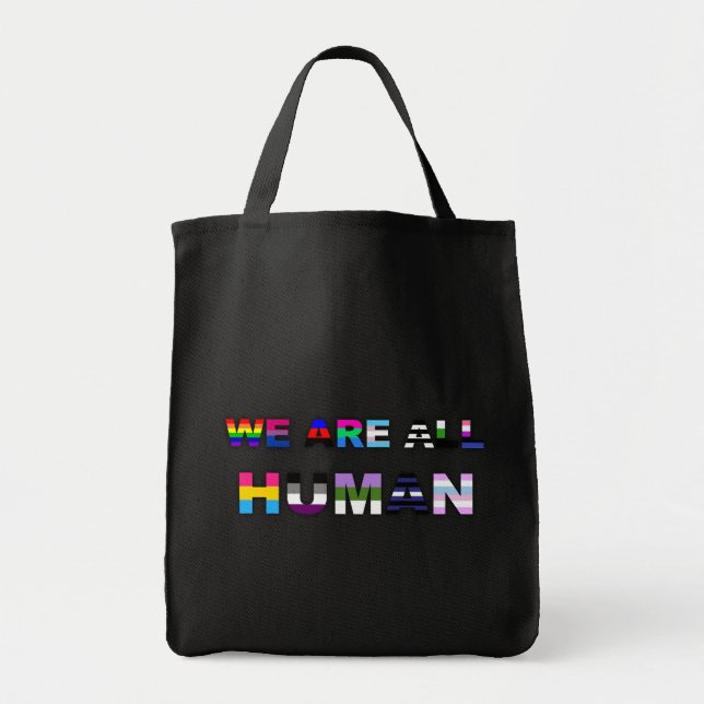 Bolso De Tela Todo humano (Frente)