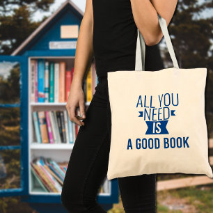 Bolso De Tela Todo lo que necesitas es - Buen libro - cita diver