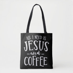 Bolso De Tela Todo Lo Que Necesito Es Jesús Y La Iglesia Del Caf