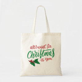Bolso De Tela Todo lo que quiero Navidades