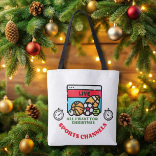 Bolso De Tela Todo lo que quiero para los Navidades Sporty Tote