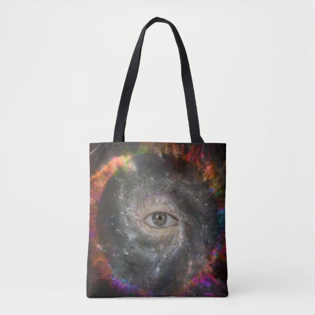 Bolso De Tela Todo mirando al espacio (Anverso)