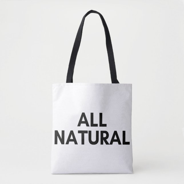 Bolso De Tela todo natural (Anverso)