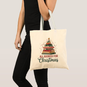Bolso De Tela Todo reservado para el árbol de libros de Navidad