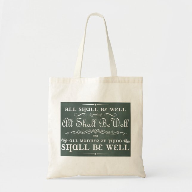 Bolso De Tela Todos estarán bien (Frente)