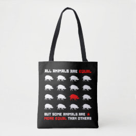 Bolso De Tela Todos los animales son iguales a 2