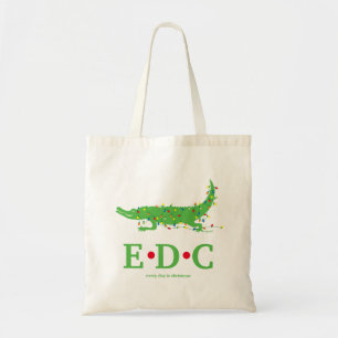 Bolso De Tela Todos los días los Navidades Tote