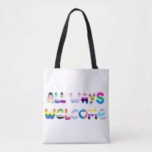 Bolso De Tela Todos los modos bienvenida a la inclusión LGBTQIA+