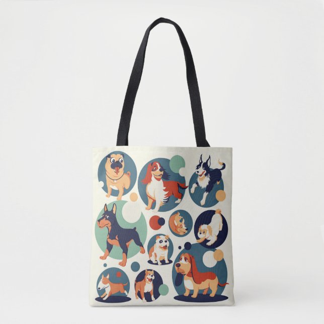 Bolso De Tela Todos los perros llevan (Anverso)