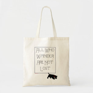 Bolso De Tela Todos los que vagan... ¡Scotties también!