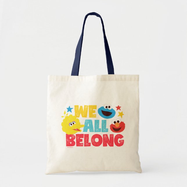 Bolso De Tela Todos pertenecemos a estrellas (Frente)