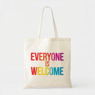 Bolso De Tela Todos son bienvenidos
