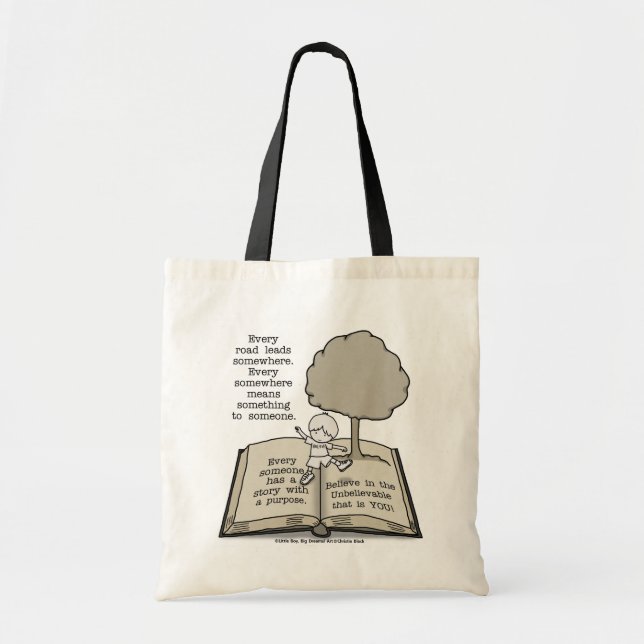 Bolso De Tela Todos tienen una historia (Frente)