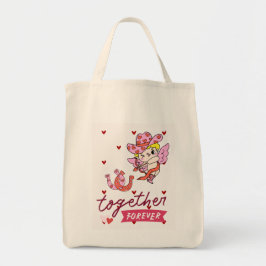 BOLSO DE TELA TOGETHER FOREVER COUNTRY STYLE 