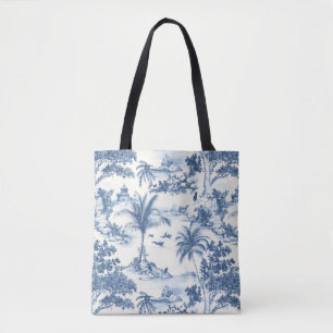 Bolso De Tela Toile Tropical De Jouy
