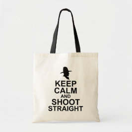 Bolso De Tela Tom Mix Keep Calm and Shoot Straight
