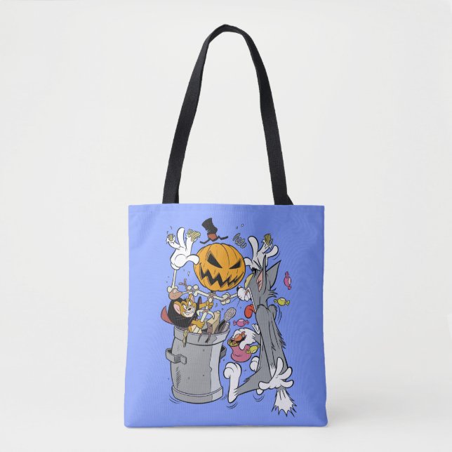 Bolso De Tela Tom y Jerry | Boo a Tom (Anverso)