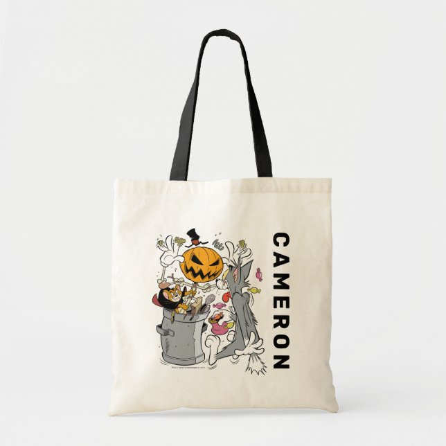 Bolso De Tela Tom y Jerry | Boo a Tom (Frente)