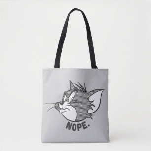 Bolso De Tela Tom y Jerry el   Tom dice Nope
