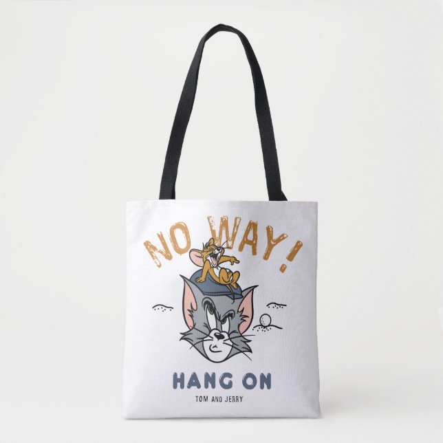 Bolso De Tela Tom y Jerry Golfing "De ninguna manera" (Anverso)