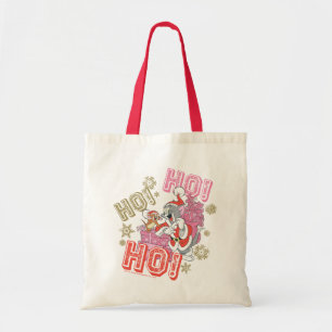 Bolso De Tela Tom y Jerry "¡Ho! ¡Ho! ¡Ho!" Entrega de regalo San