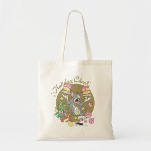 Bolso De Tela Tom y Jerry Holiday Cheer