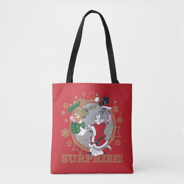 Bolso De Tela Tom y Jerry Surprise Gift (Anverso)