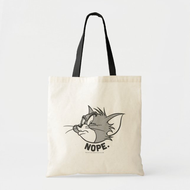 Bolso De Tela Tom Y Jerry | Tom Dice Que No (Frente)