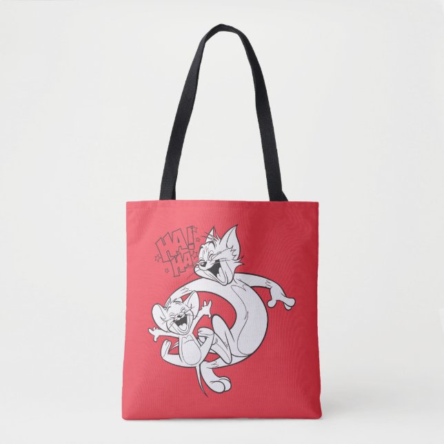 Bolso De Tela Tom Y Jerry | Tom Y Jerry Laughing (Anverso)